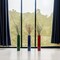 Uniquewise Tall Decorative Contemporary Bamboo Display Floor Vase Cylinder Shape, 30 Inch Blue QI004157.BL - alternate 6